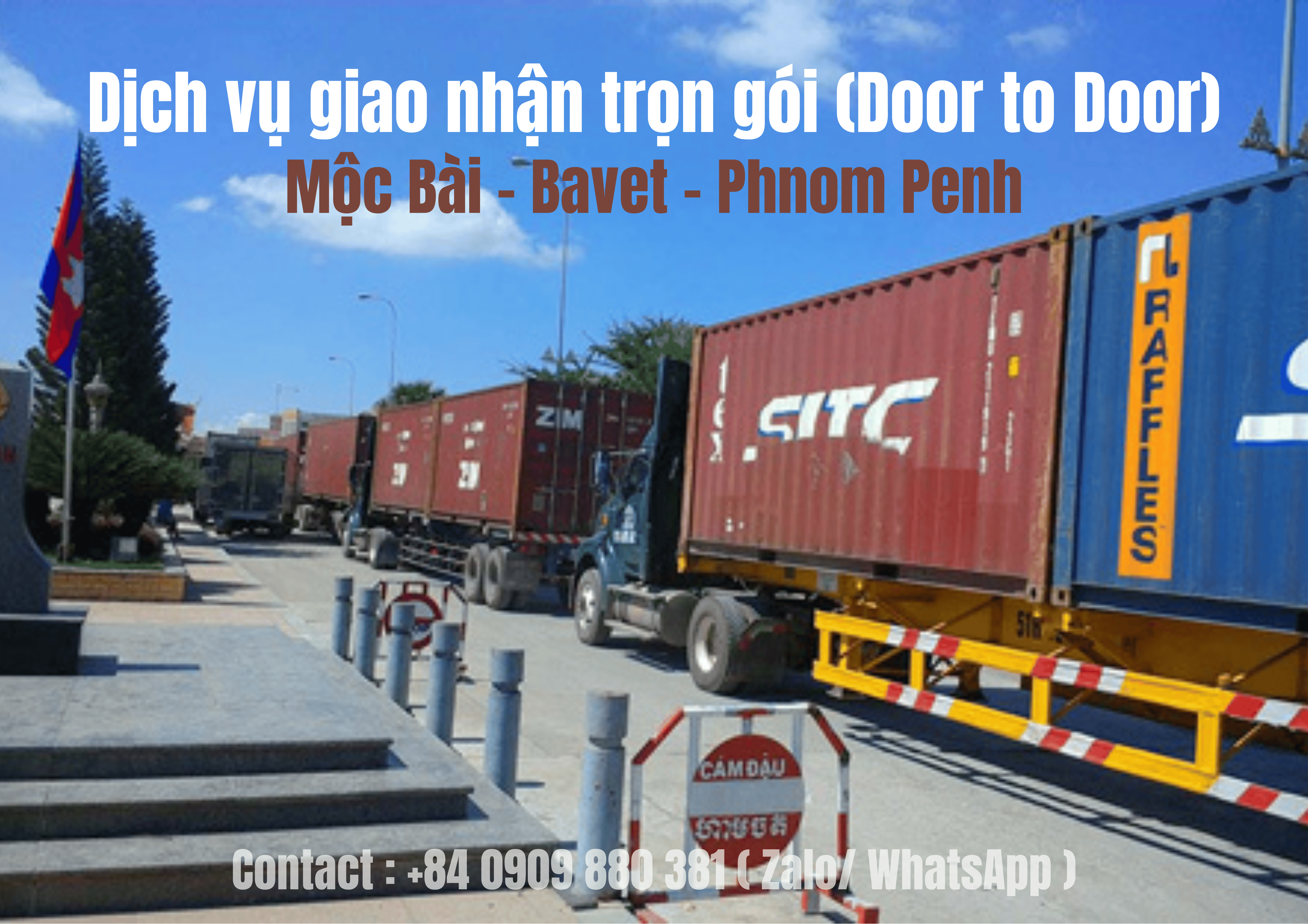 Giao hàng chính ngạch Campuchia door to door