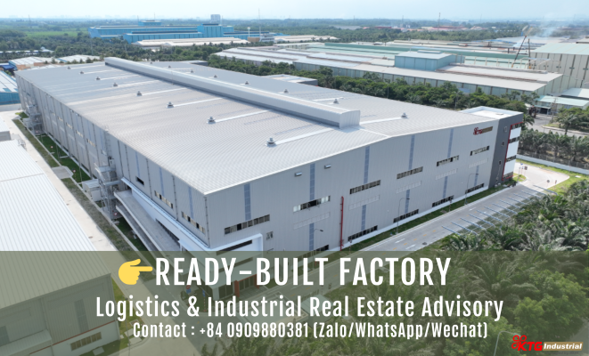 ready-built factory for rent in Vietnam