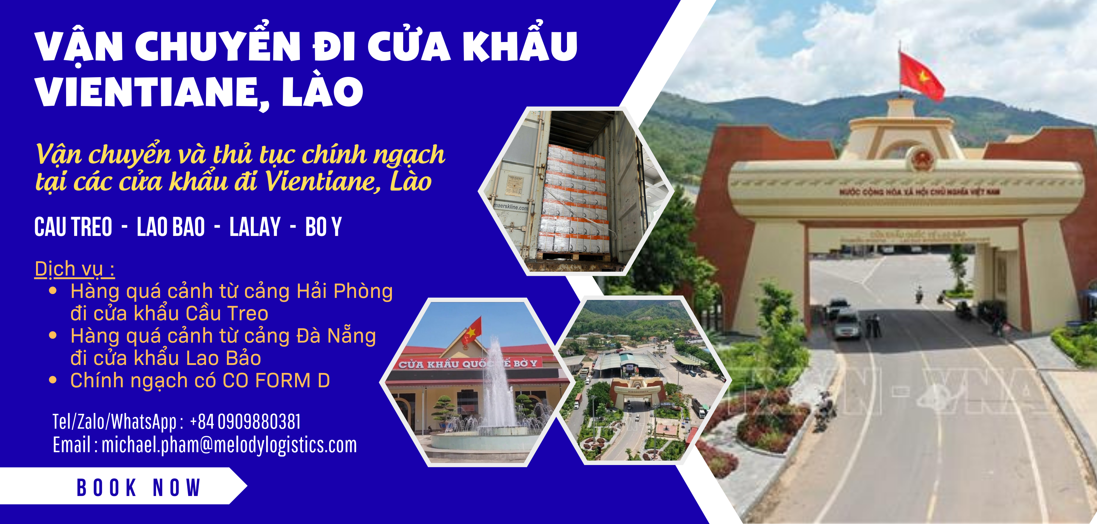 Vận chuyển hàng từ Việt Nam đi Lào